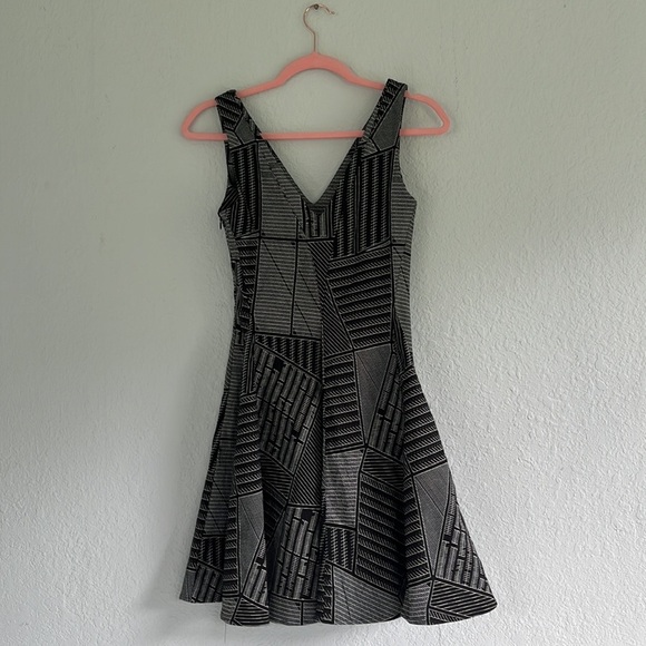 Open Ceremony Geometric Print Dress Size 0 - Picture 7 of 9